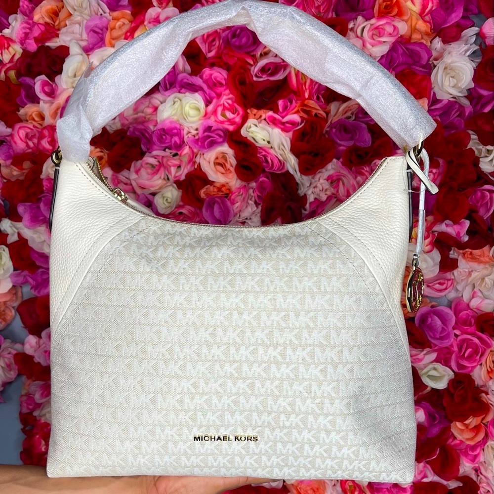 😻‼️❤️‍🔥NEW Michael Kors Large Cream Tote Bag 😻‼️❤️‍🔥✨